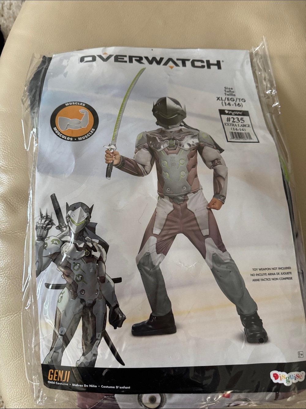 Genji Kids Costume - Gray & Green